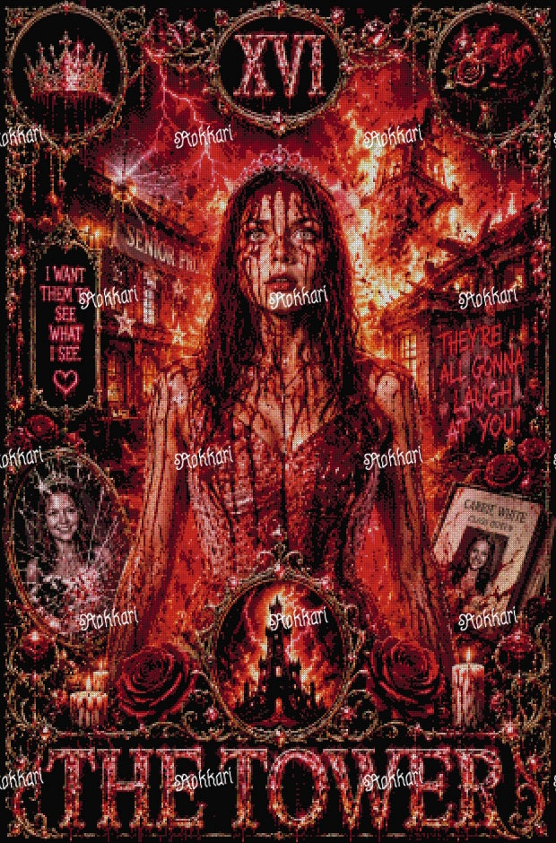 Pre-order Carrie-THE TOWER TAROT CARD