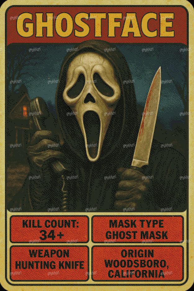 Pre-order Horror Trading Cards (MORE WILL BE ADDED AS THE DROPS CONTINUE)