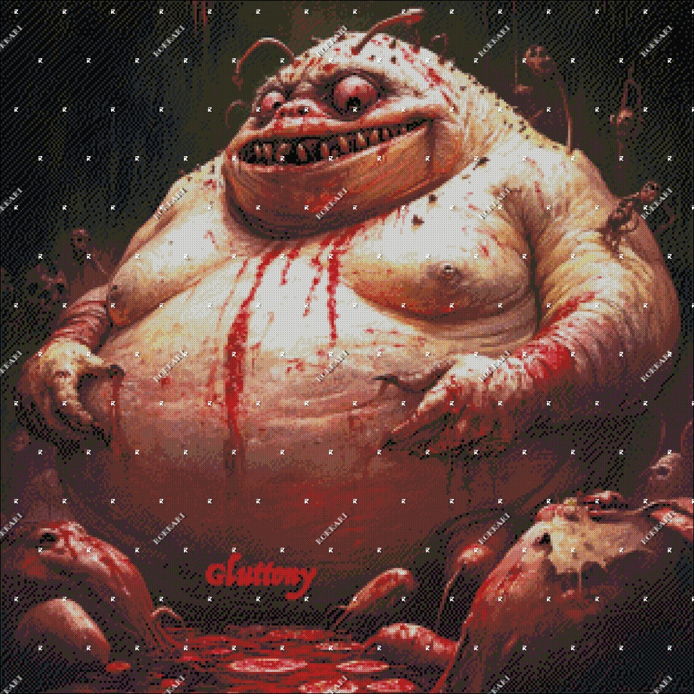 SEVEN DEADLY SINS GLUTTONY LIMITED EDITION RELEASE #14 FOR ROKKARI'S 33 NIGHTS OF HOLIDAYS!