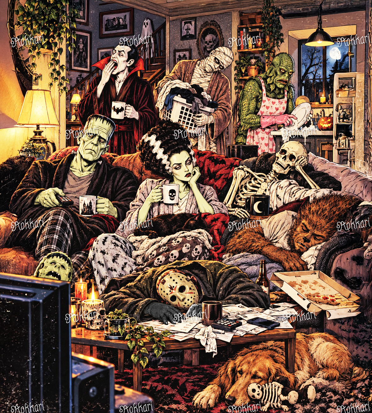 Pre-order LIMITED EDITION: ROKKARI HALLOWEEN: NIGHT #15 ADULTING IS HARD