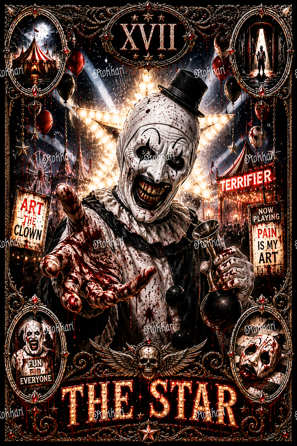 Pre-order Art the Clown-STAR Tarot Card