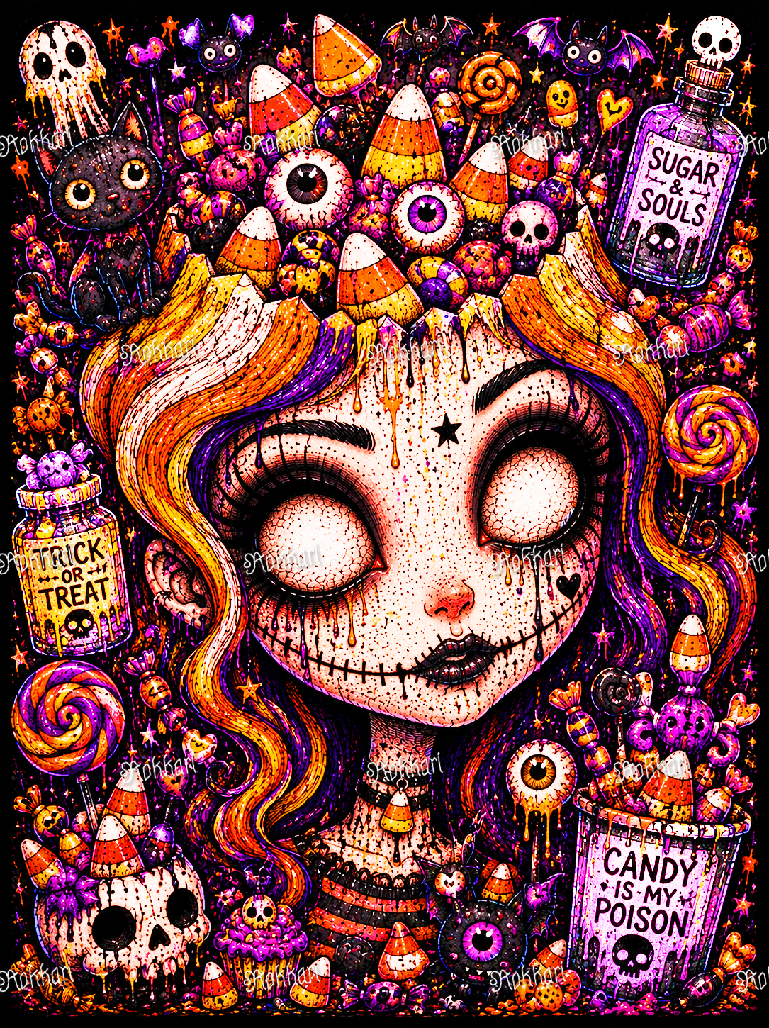 Pre-order Candy is My Poison Doodle
