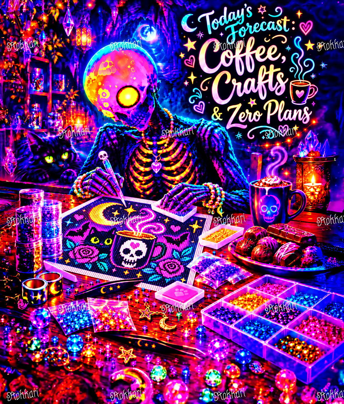 Pre-order LIMITED EDITION: ROKKARI HALLOWEEN: NIGHT #18 COFFEE, CRAFTS, AND ZERO PLANS