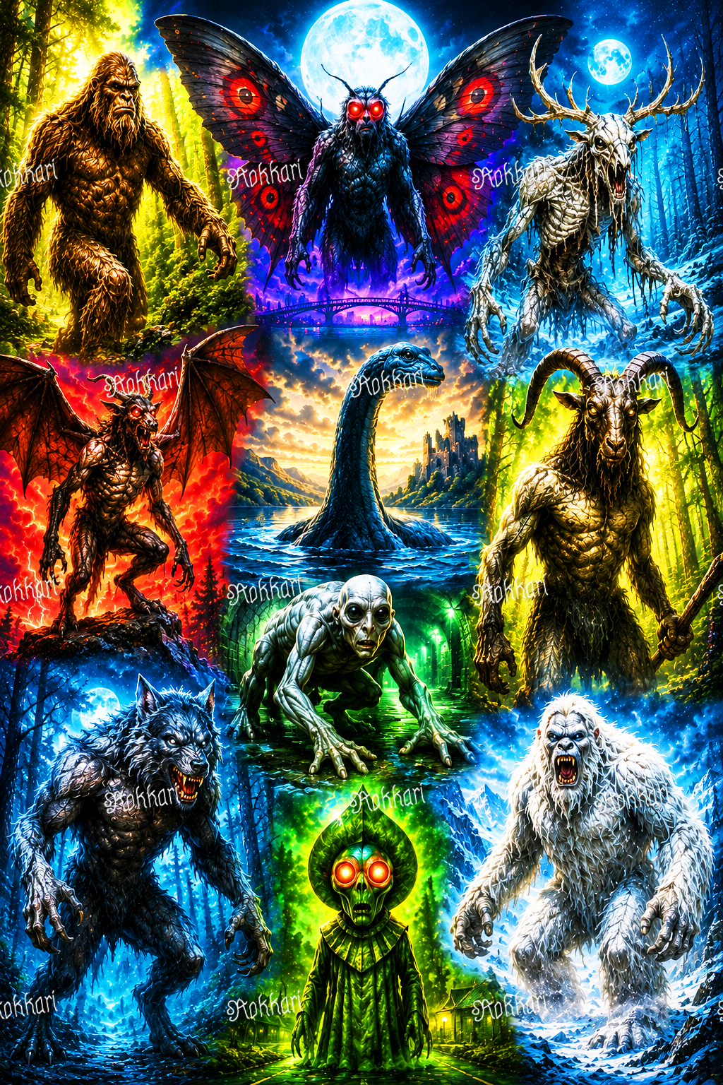 Pre-order Cryptid Collage