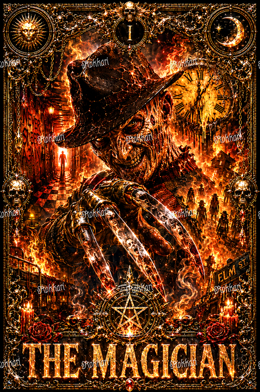 Pre-order Freddy-THE MAGICIAN TAROT CARD