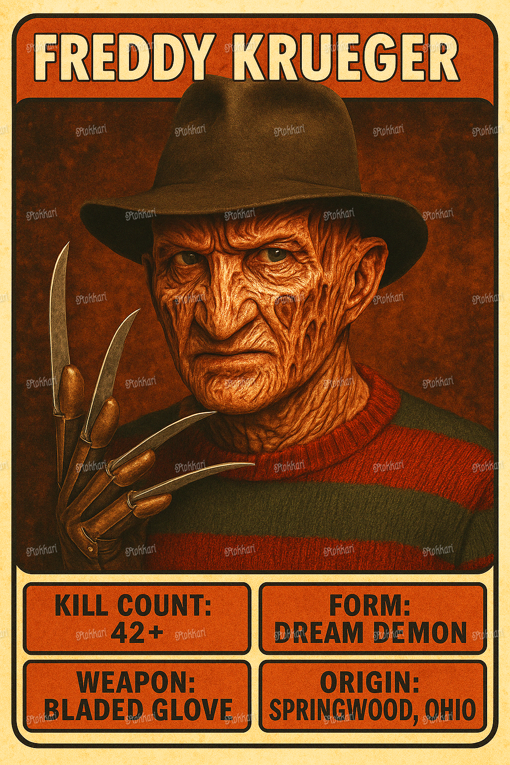 Pre-order Horror Trading Cards (MORE WILL BE ADDED AS THE DROPS CONTINUE)