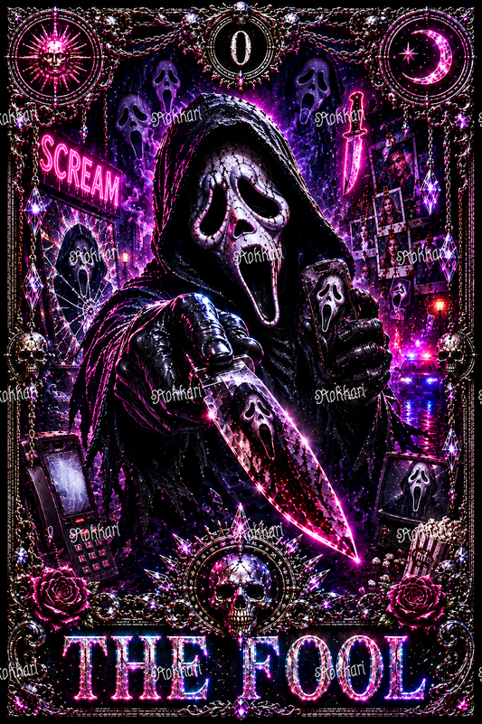 Pre-order Ghostface-THE FOOL TAROT CARD
