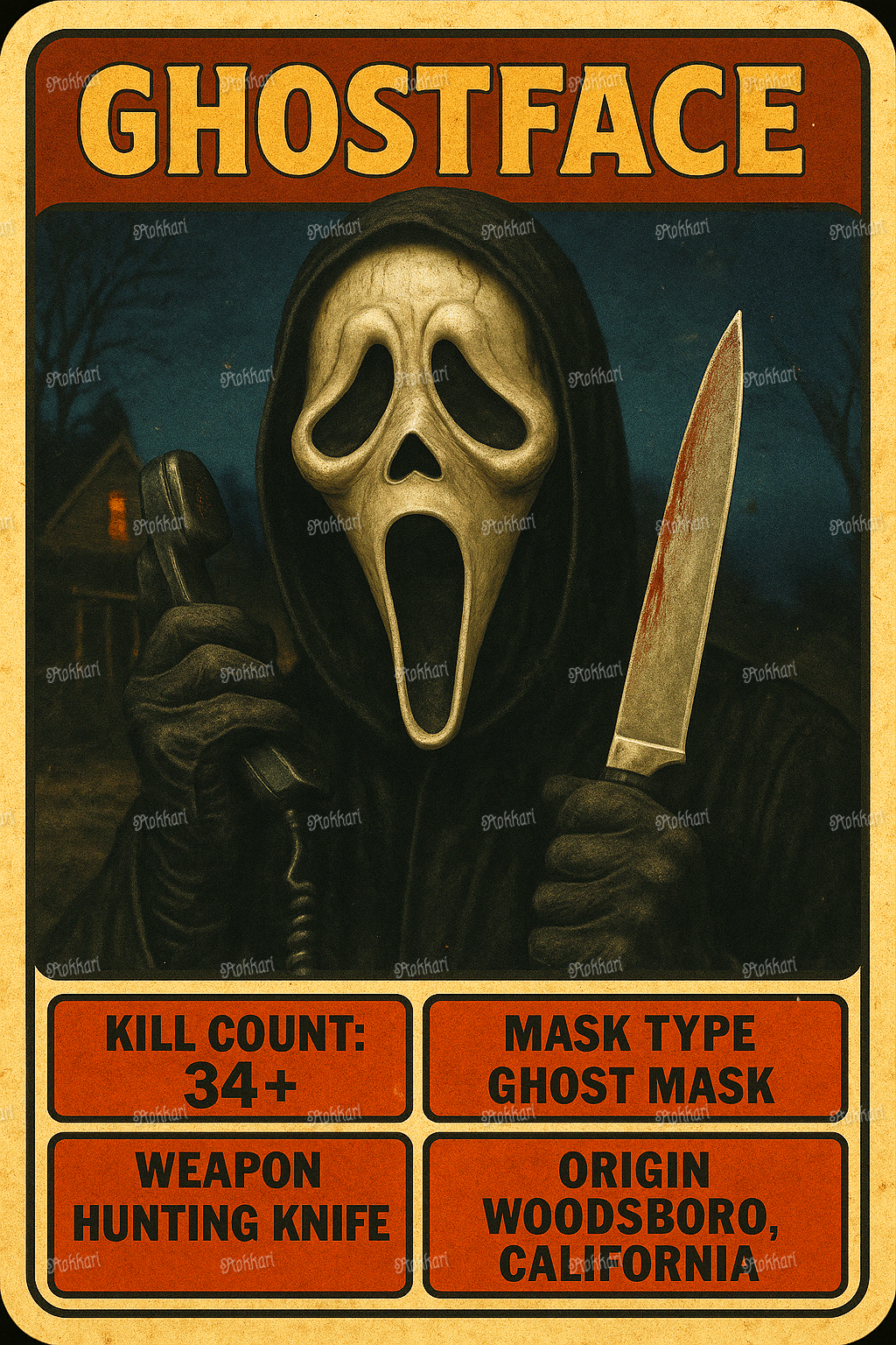 Pre-order Horror Trading Cards (MORE WILL BE ADDED AS THE DROPS CONTINUE)