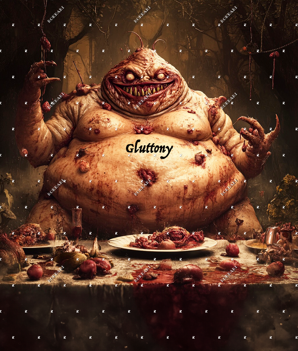 SEVEN DEADLY SINS GLUTTONY LIMITED EDITION RELEASE #14 FOR ROKKARI'S 33 NIGHTS OF HOLIDAYS!