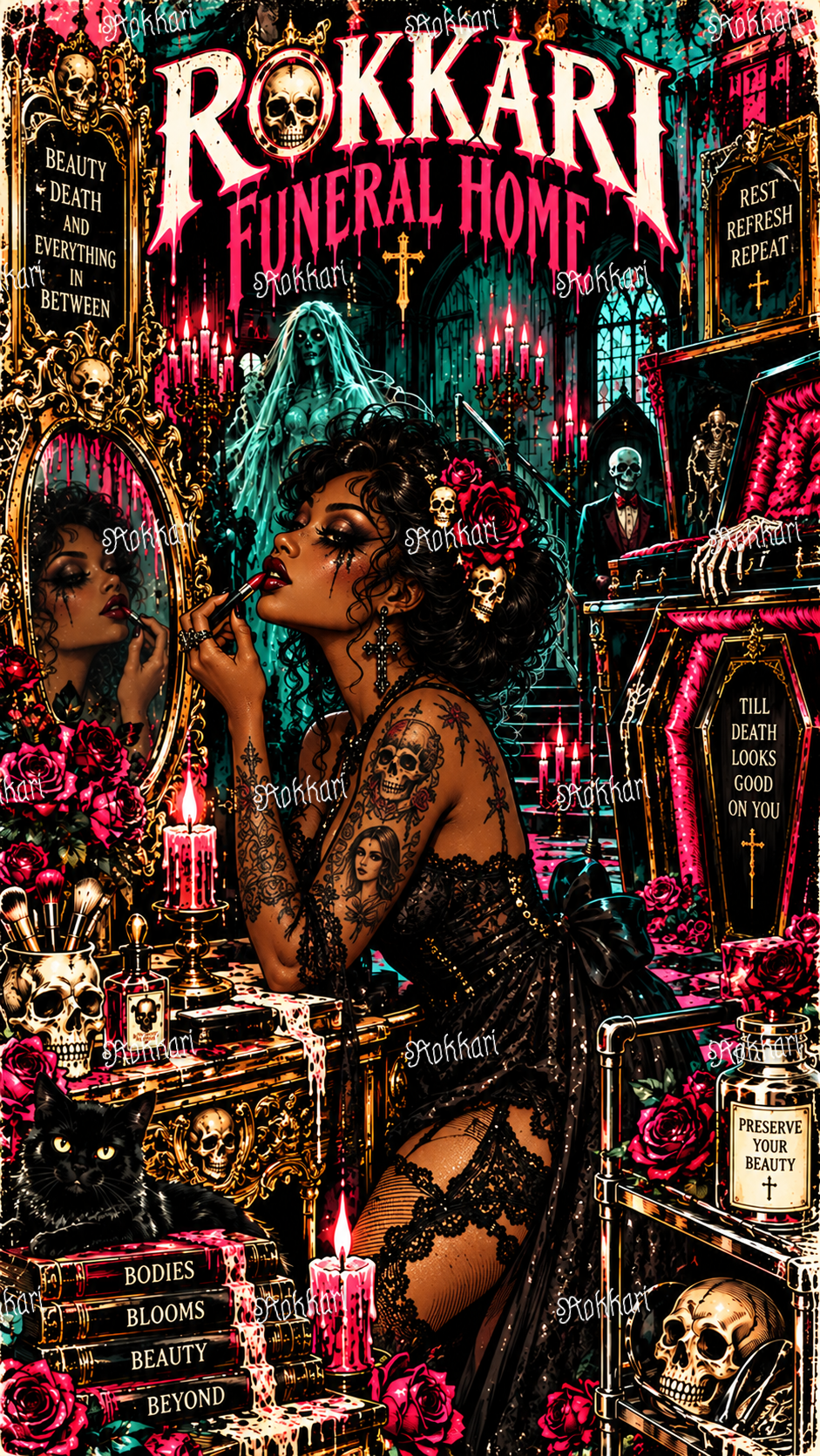 Pre-order LIMITED EDITION: ROKKARI HALLOWEEN: NIGHT #16 ROKKARI'S FUNERAL HOME