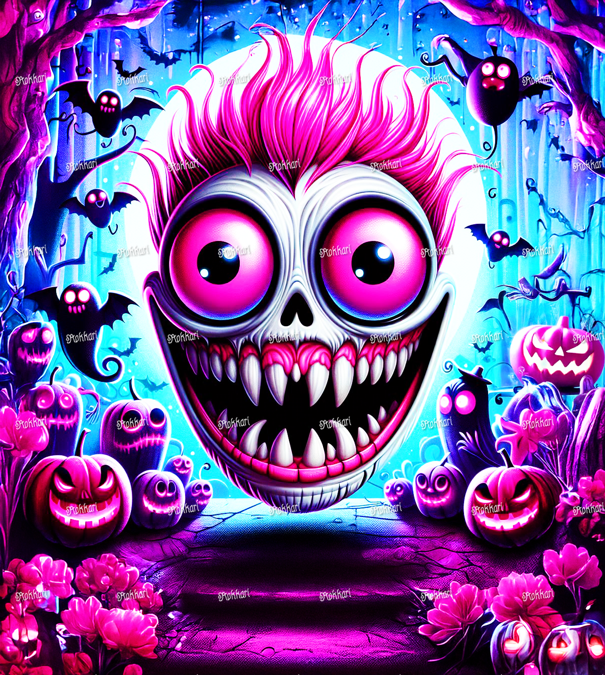 Pre-order Grin Reaper – Rokkari Diamond Painting Dark Art Accesories