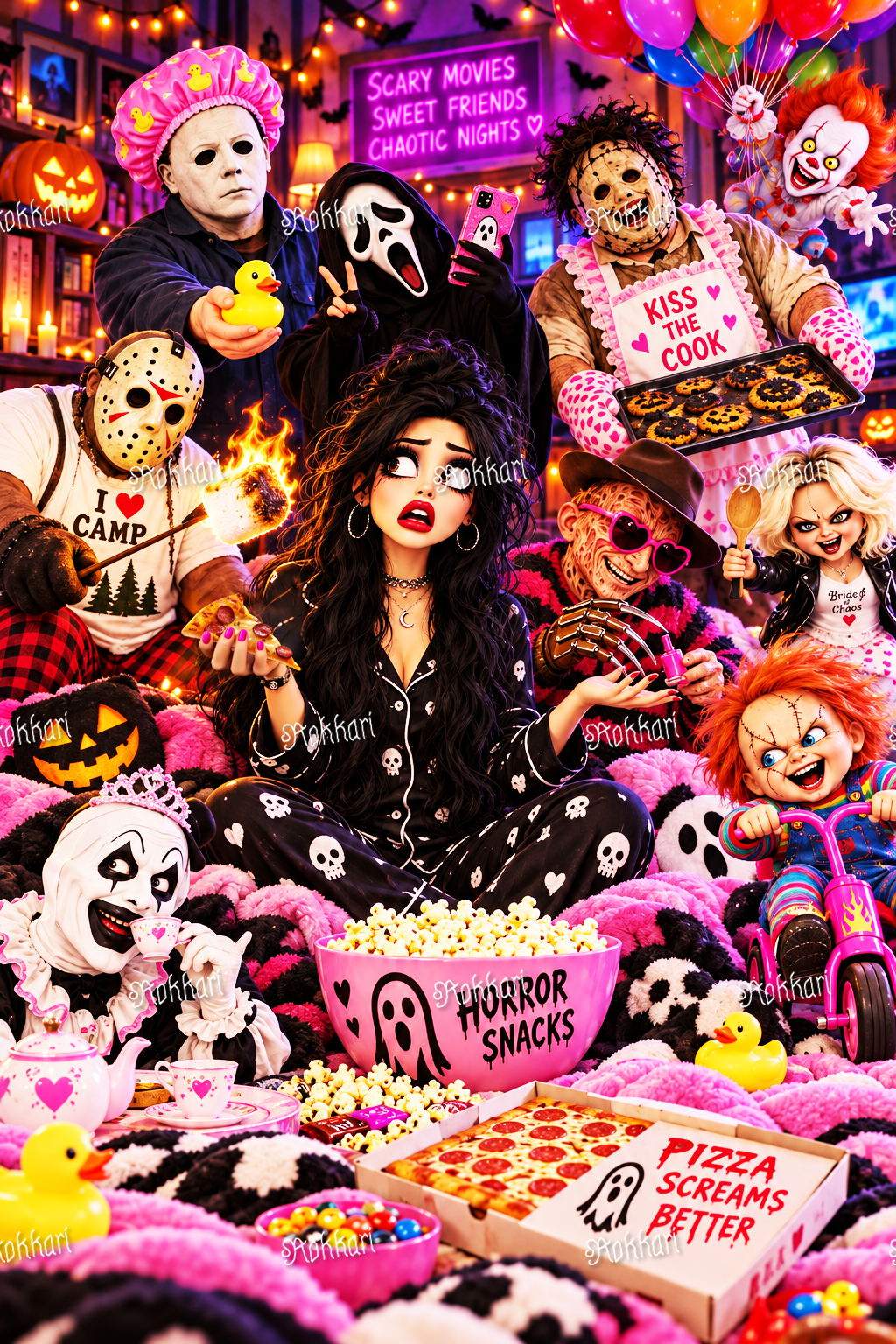 Pre-order  LIMITED EDITION: ROKKARI HALLOWEEN: NIGHT #5 Horror Slumber Party