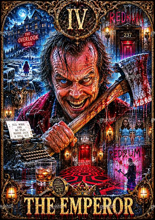 Pre-order Jack Torrance-THE EMPEROR TAROT CARD