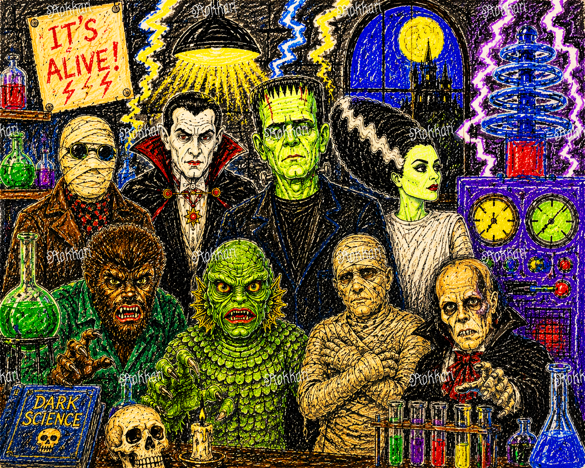 Pre-order A Kid's Portrait: Universal Monsters