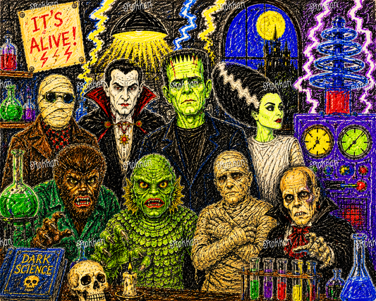 Pre-order A Kid's Portrait: Universal Monsters