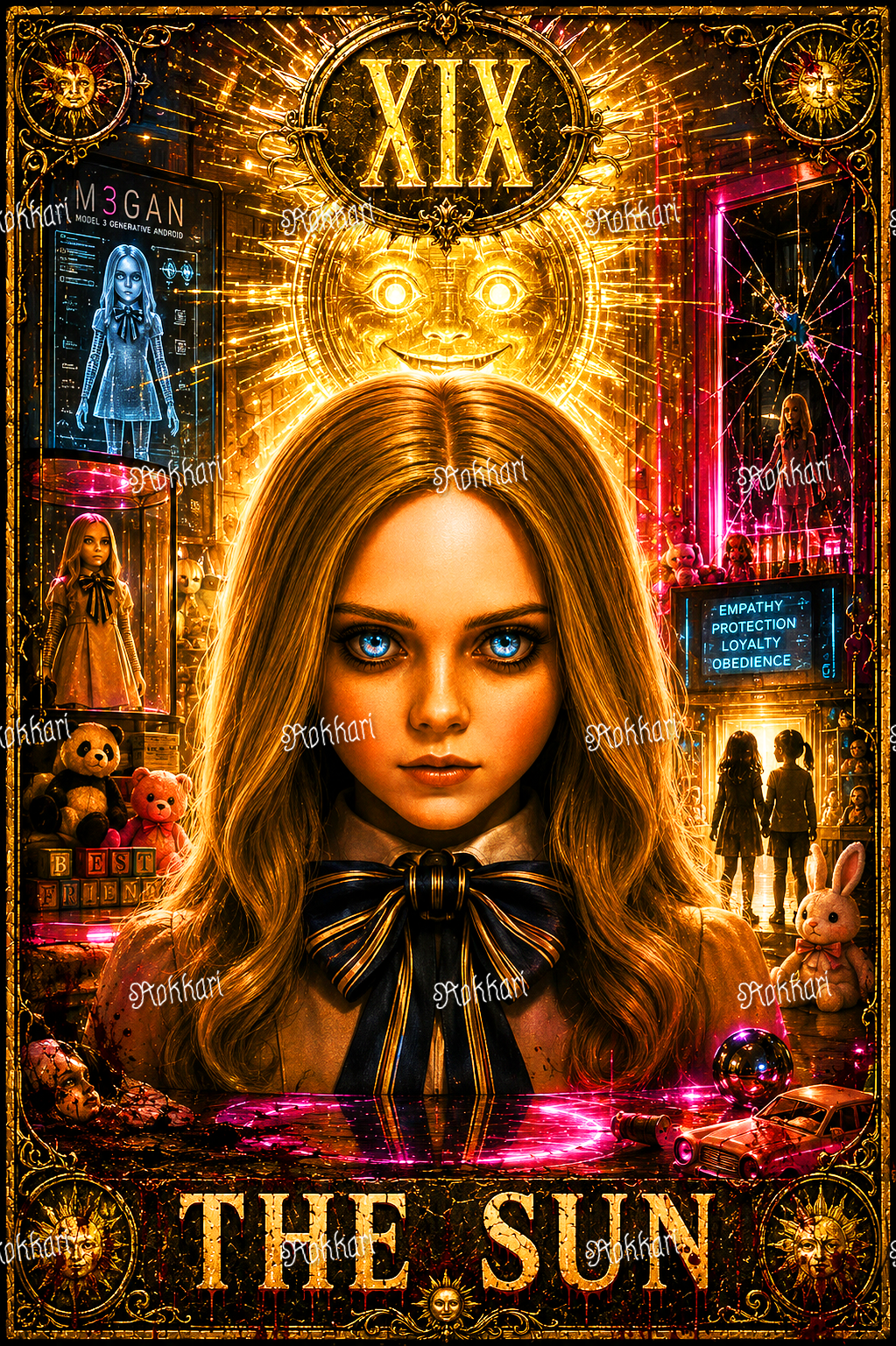 Pre-order M3gan-THE SUN TAROT CARD