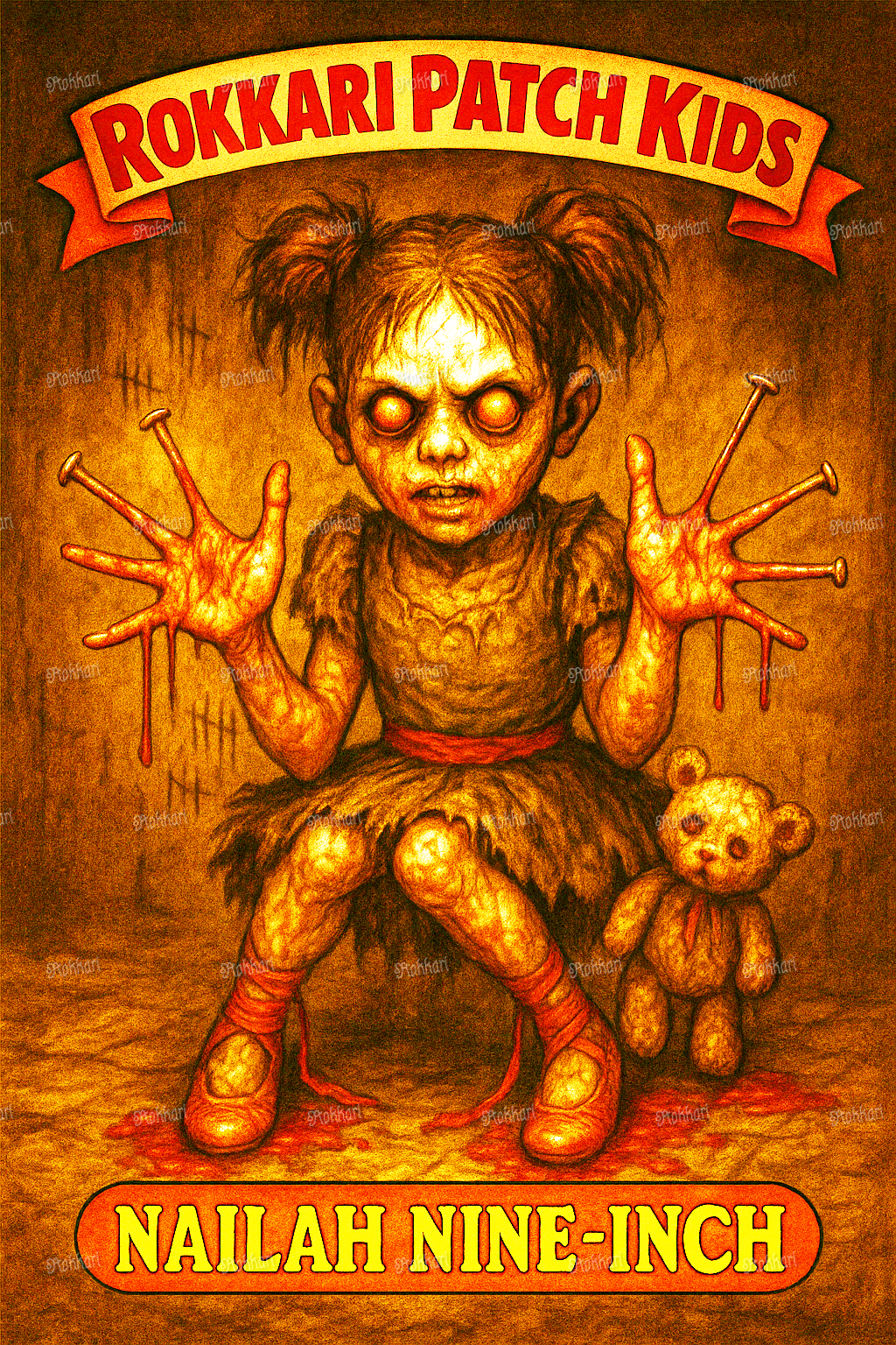 Pre-order ROKKARI PATCH KID NAILAH NINE INCH