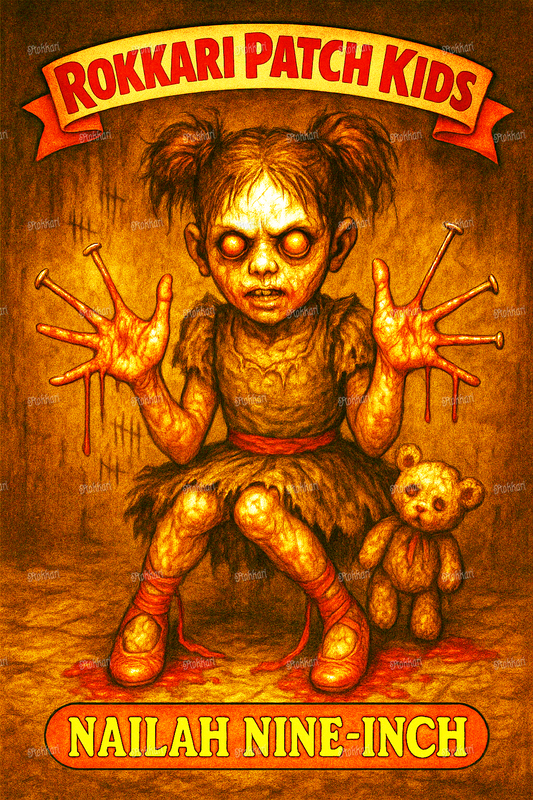 Pre-order ROKKARI PATCH KID NAILAH NINE INCH