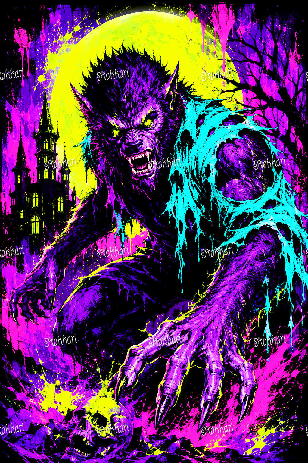Pre-order Neon Wolfman