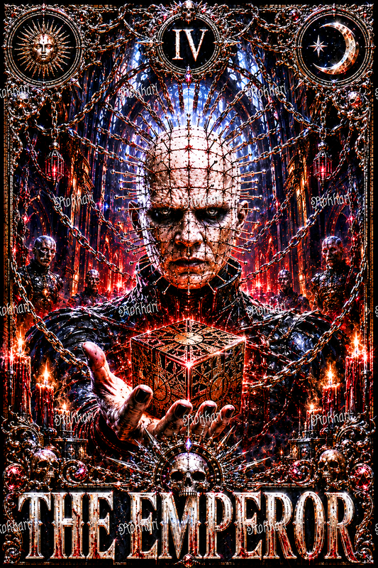 Pre-order Pinhead-THE EMPEROR TAROT CARD