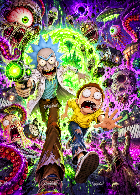 Pre-order LIMITED EDITION: ROKKARI HALLOWEEN: NIGHT #3 RICK AND MORTY