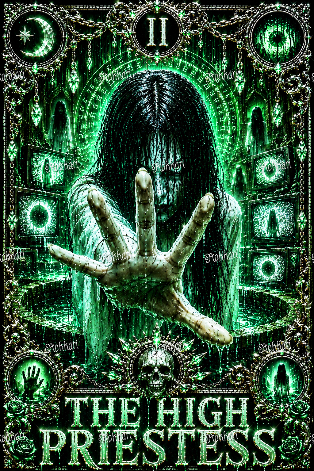 Pre-order Samara-THE HIGH PRIESTESS TAROT CARD