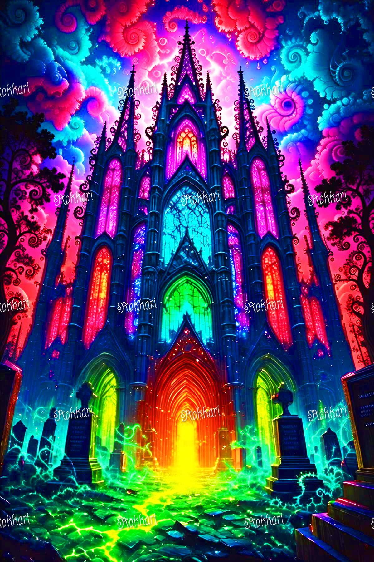Pre-order Electrified Cathedral: Hand Rendered 70% Special Drills