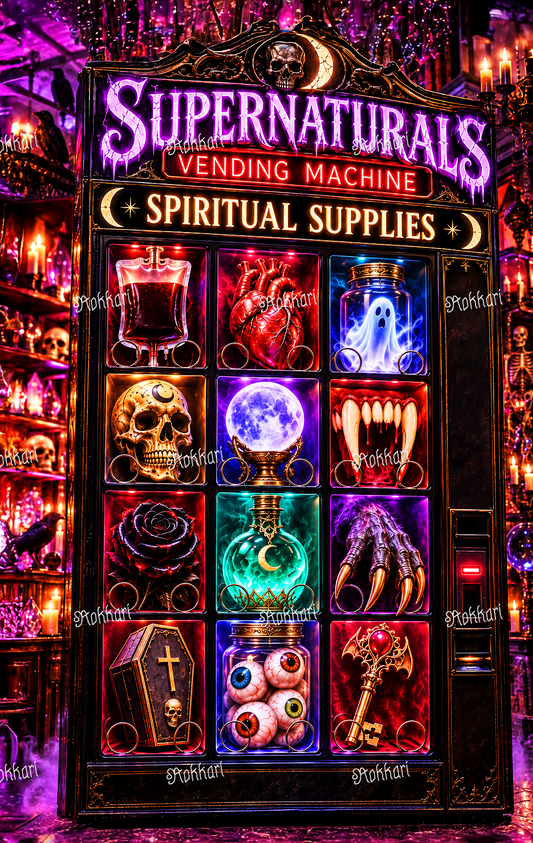 Pre-order LIMITED EDITION: ROKKARI HALLOWEEN: NIGHT #22 SUPERNATURAL VENDING MACHINE