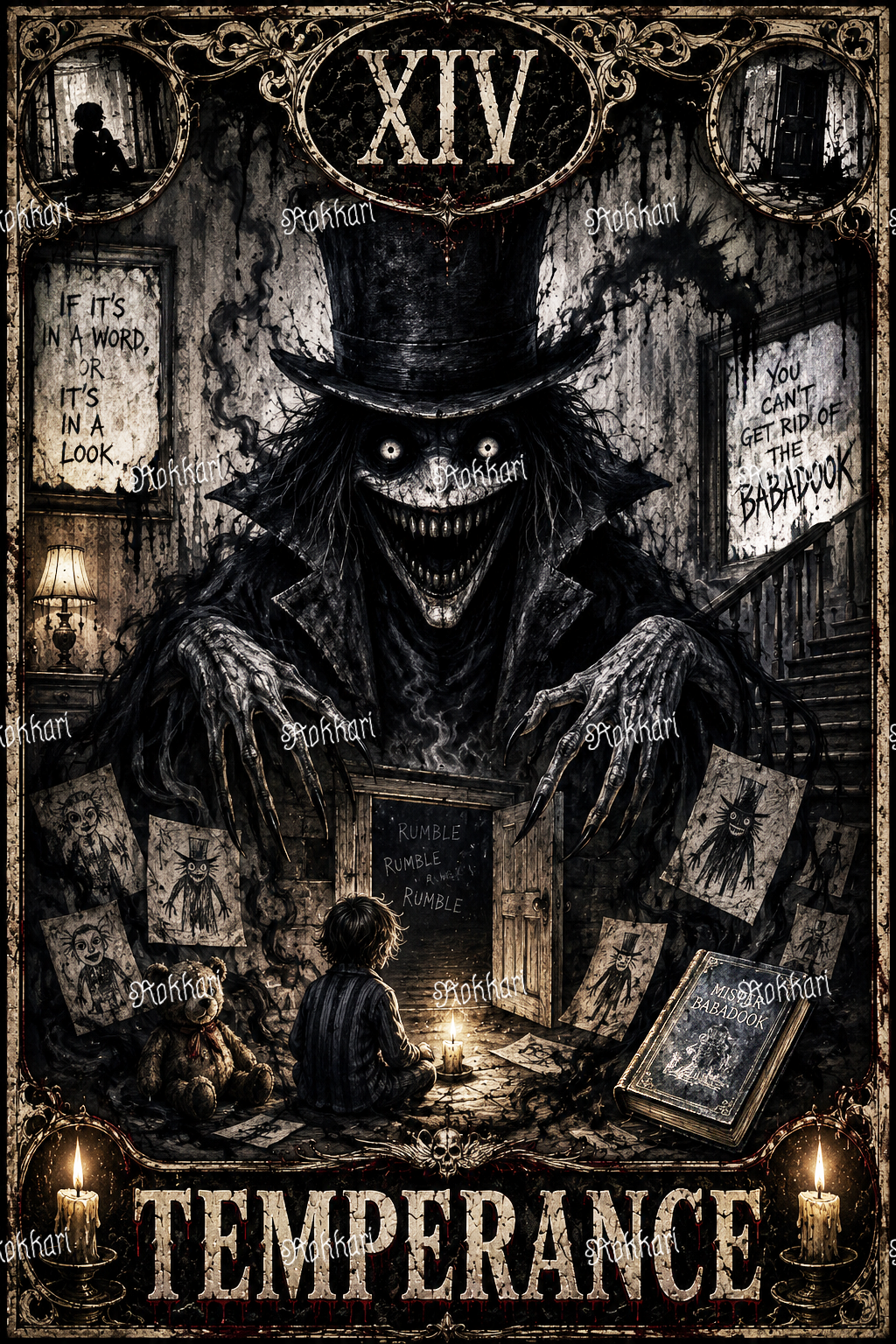 Pre-order The BABADOOK-TEMPERANCE TAROT CARD