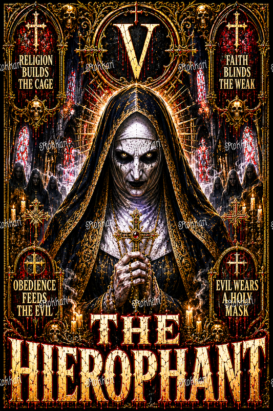 Pre-order Valak-THE HIEROPHANT TAROT CARD