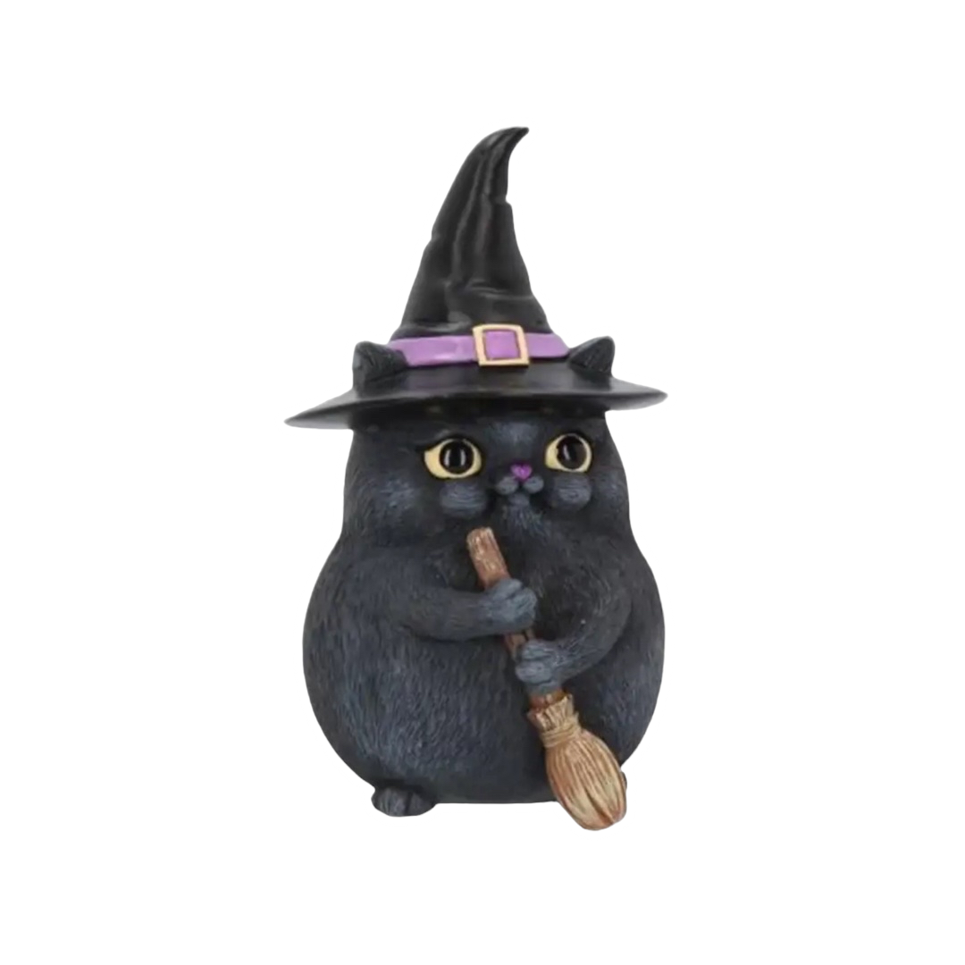 Chubby Cat Witch Familiar
